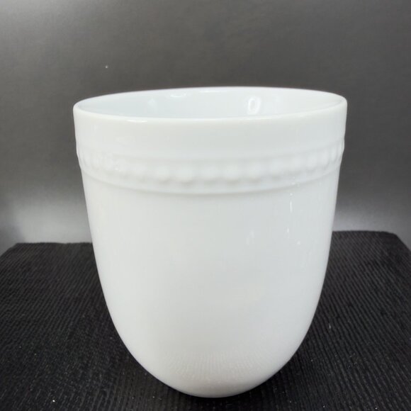 Fitz And Floyd Everyday White Ceramic Coffee Mug Cup Set 2 Mugs Cups Stoneware - Picture 9 of 12